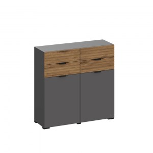 Ома ТБ-3613 Тумба 2-х дверная с ящиками